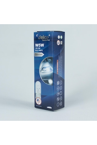 Delco U.s.a W5w Dipsiz Ampul T10 Halogen 12 Volt 10 Adet