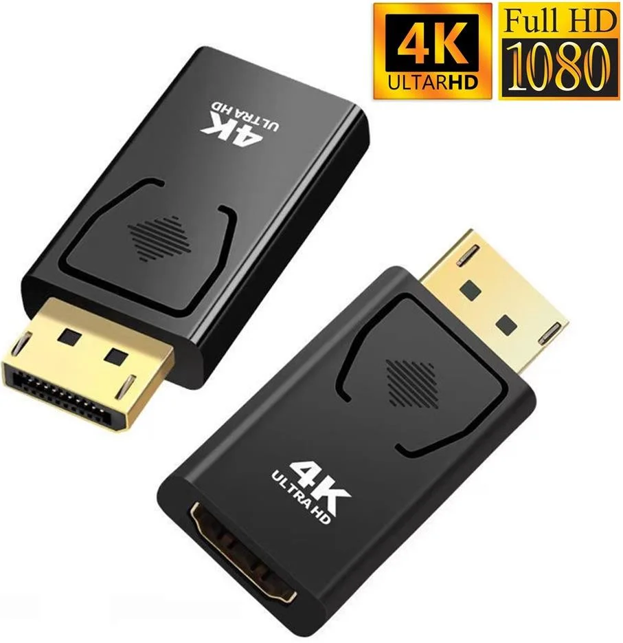 4946 4k Destekli Displayport Hdmi Çevirici Dönüştürücü Adaptör 1 ADET