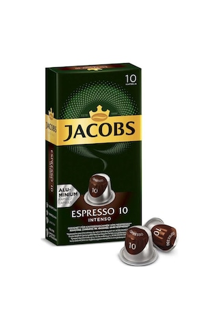 Jacobs Espresso 10 Intenso Alüminyum Kapsül Kahve 3 x 10'lu