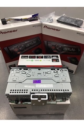 Pıoneer Oto Teyp Cift Anfi Çıkışlı 4X50W Usb Aux Kafa Cıkmalı