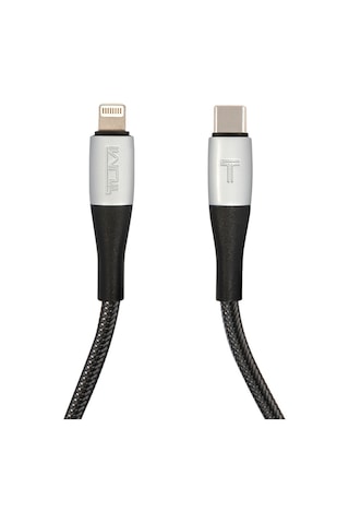 Tumi Mfı Lisanslı Apple iPhone Uyumlu Pd Kablo Type-c To Lightning Tumı Hızlı Şarj Özellikli Naylon Örgü Tasarım 1.5m