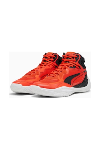Puma Playmaker Pro Mid Erkek Kırmızı Basketbol Ayakkabısı 377902 Kırmızı