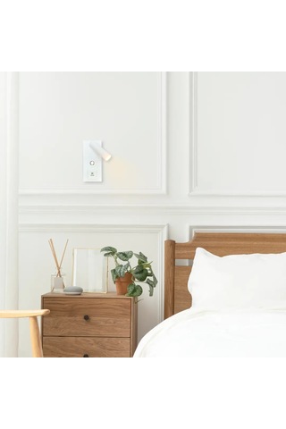 Voxlamp Otel Ve Yatak Başı Okuma Aplik Beyaz