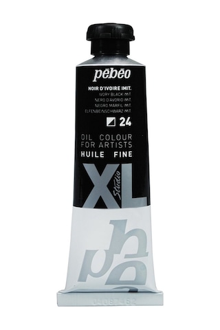 Pebeo Huile Fine XL 37 ML Yağlı Boya 24 - Ivory Black