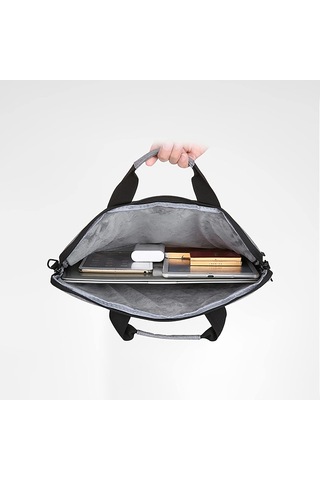 Dizüstü Bilgisayar Çantası, Evrak Çantası Dizüstü Bilgisayar Kasası Bilgisayar Çantası Ofis Seyahat İşi 13 İnç, Siyah siyah