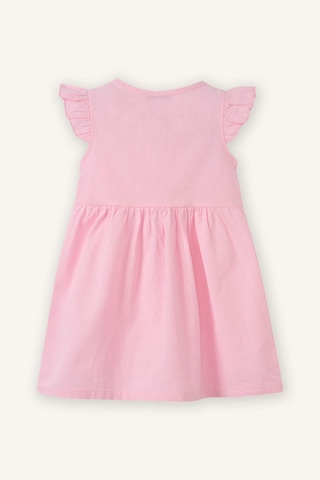 Defacto Flamlı Poplin Elbise Kız Bebek Z7402a226smpn171 Pembe-pn171