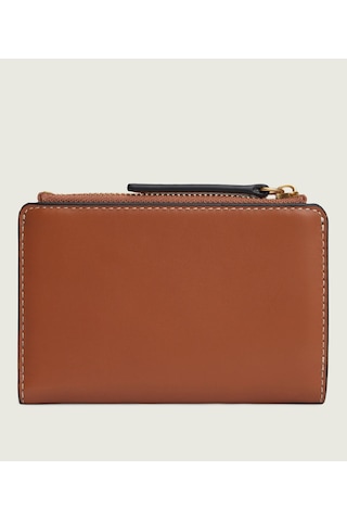 Tommy Hilfiger Th Scrıpt Leather Bıfold Kadın Kahverengi Cüzdan - Aw0aw18490