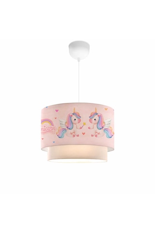 Homing Unicorn Kız Çocuk Odası Sarkıt Avize 241288 Pembe