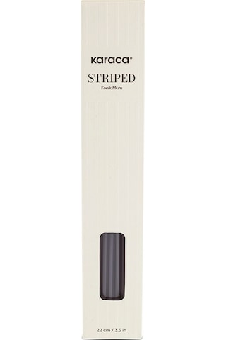 Karaca Striped Konik Mum Antrasit