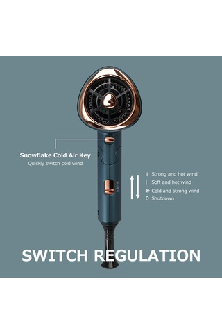 Saç Kurutma Makinesi Profesyonel Katlanır Taşınabilir Ev 1800w Yüksek Güçlü Saç