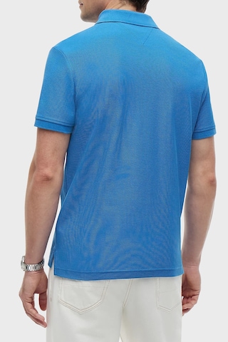Tommy Hilfiger Logolu % 100 Pamuk Düğmeli Polo Yaka T Shirt Erkek Polo Yaka T Shirt Mw0mw43046 C4u Mavi