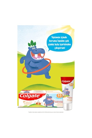 Colgate 3 - 5 Yaş Portakal Aromalı Çocuk Diş Macunu 2 x 60 ML