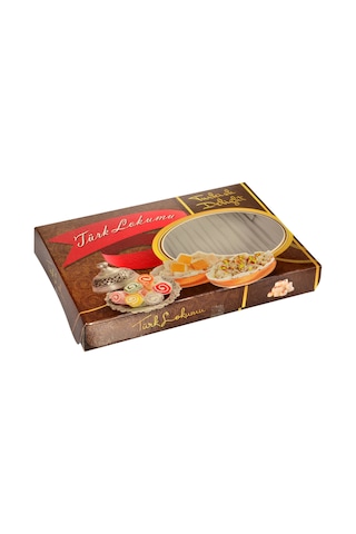 Miyo Ambalaj Lokum Kutusu Pencereli 1 KG 100'lü 16 x 27 x 3 CM
