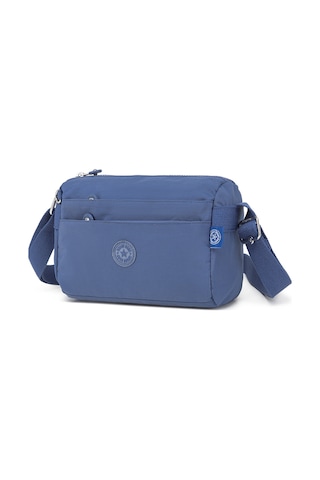 Smart Bags Günlük Küçük Boy Su Geçirmez Hafif Krınkıl Kumaş Kadın Çapraz Çanta Mavi