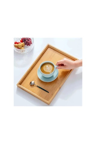Jenerik Bambu Çok Amaçlı Düzenleyici Sunum Tepsisi 33 Cm X 22 Cm Royaleks-81287