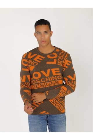 Moschino Yeni Moschıno Erkek Sweatshirt (321438356) Kahverengi