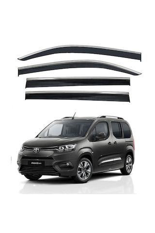 Toyota Proace City Kromlu Cam Rüzgarlığı 2021 Sonrası 4'lü