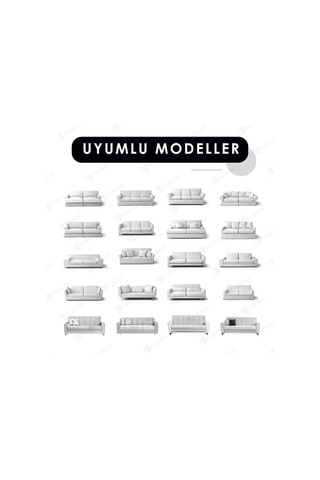 Bohem Desen Jakarlı 3 Kişilik Kanepe Örtüsü / Lastikli Koltuk Örtüsü /çekyat Örtüsü/ Koltuk Kılıfı Vizon Diğer