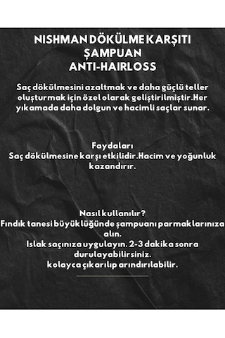 Dökülme Karşıtı Şampuan Antı-haırloss 480 Ml