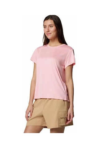 Columbia Al3349 Bluevista Hill Ss Kadın T-shirt 2119301669 Pembe