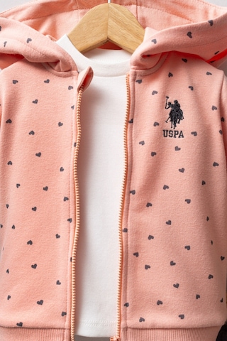 U.S. Polo Assn. Kız Bebek Turuncu Takım Usb2766-c-v1 Turuncu