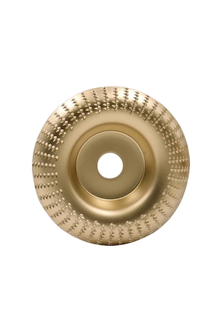 Skycity Ahşap Şekillendirme Diski, Açımlı Taşlama, 100mm Yaylı Yüzeyli, Altın, Yüksek Karbon Çelik, Ahşap İşleme Aracı