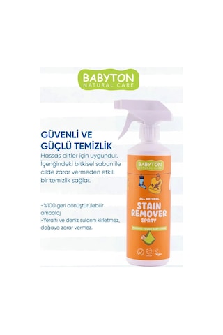Babyton Doğal Bitkisel Leke Çıkarıcı Arındırıcı 500 Ml