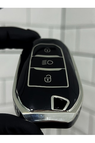 Peugeot 208 308 408 508 2008 3008 5008 Far Simgeli Anahtar Kılıfı