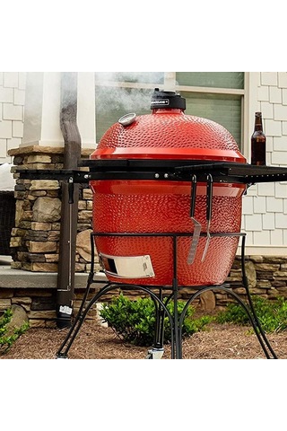 Kamado Joe Big Joe I Seramik Kömürlü Barbekü Kömürlü Mangal Kırmızı