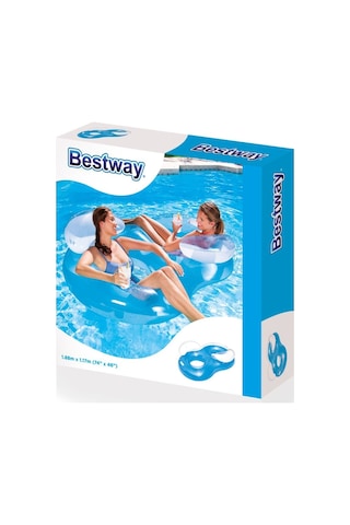 Deniz Yatağı 2 Kişilik Güneşlenme Koltuğu 188x117cm Bestway 43009 Çok Renkli