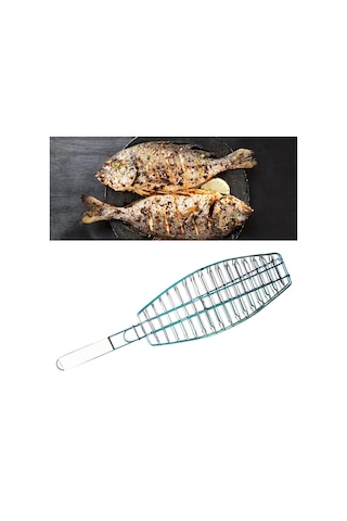 Suntek Balık Için Açık Barbekü Rafı Balık Izgara Sepeti