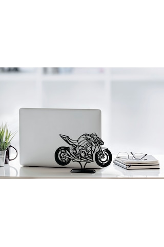 Modern Naked Motosiklet Dekoru 3d Baskı Masa Üstü Model 20cm