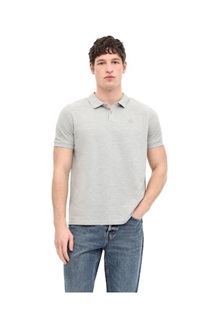 Lumberjack Mb Ct953 Polo T-sh 6fx Erkek Kısa Kol Polo Tişört Gri Melanj
