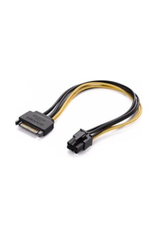6 Pin Ekran Kartı Power Kablosu Sata 6 Pin Kablo