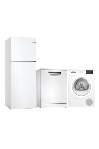 Bosch KDN55NWE0N - WTH22200TR - SMS4IKW62T Çeyiz Paketi