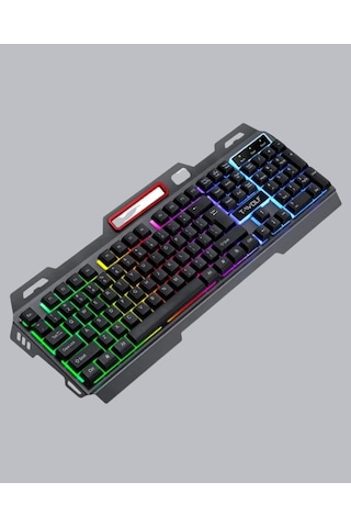 Rgb - 727 - Işıklı Oyuncu Klavye Mouse Seti Türkçe Q, Ayarlanabilir Dpı, Ergonomik Ve - Kmrsfres - Dalı Tasarım