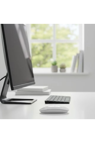 Beyaz Renkli Ergonomik Sessiz Kablosuz Mouse Usb Alıcılı, Ofis Ve Oyun İçin Konforlu Bilgisayar Faresi Ms6310 Diğer