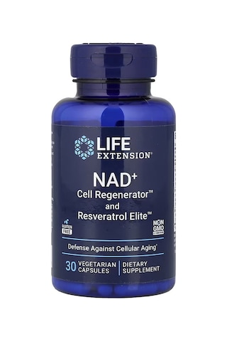 Nad+ Cell Regenerator And Resveratrol Elite Defense Against Cellular Aging Veg. Capsules