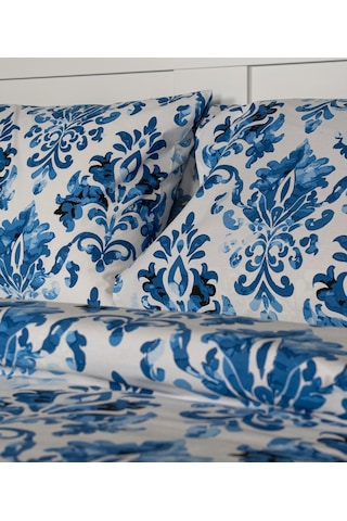 Cotton Collection Tek Kişilik Nevresim Seti Akdeniz Renkli