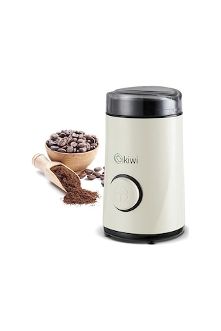 Kiwi 4812 Otomatik Kahve & Baharat Öğütücü Beyaz