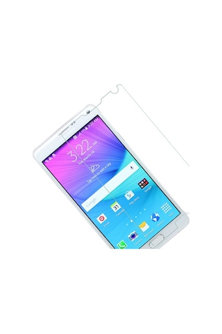 ErkMobile Samsung Uyumlu Galaxy Note 4 2016 Kırılmaz Ekran Koruyucu Temperli Cam