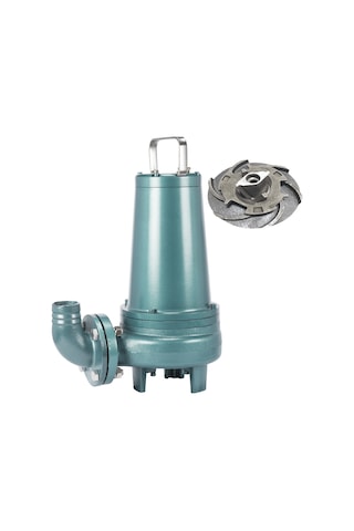 Varan Wqk 30-10-3qg Bıçaklı Foseptik Dalgıç Pompa 4 Hp / 3 Kw, Trifaze 380 V, 18 Mss, 36 M3/h