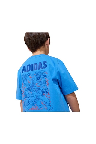 Adidas Lk Marvel Av T Çocuk Günlük Tişört Jz7665 Mavi