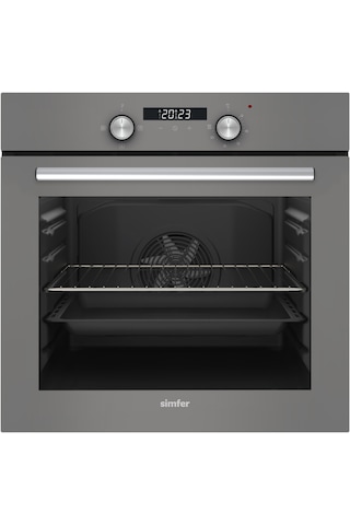 Simfer SB8225 Diamond 66 LT Ankastre Fırın Gümüş