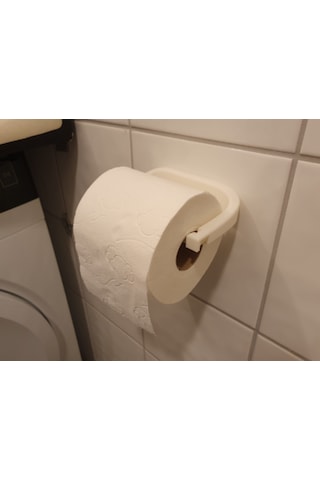 Tuvalet Kağıdı Askısı Pratik Beyaz