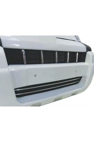 Peugeot Bipper Ön Tampon Çıtası 7 Prç Krom 2008 ve Sonrası