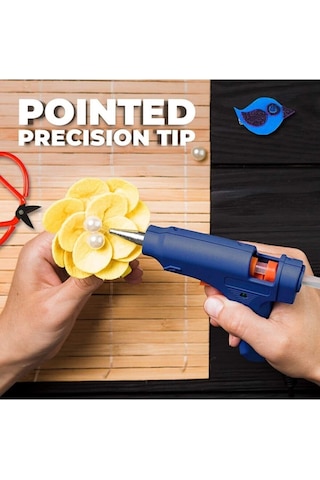 100watt Sıcak Silikon Tabancası + 10 Adet Çubuk Slikon Cn