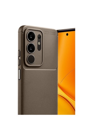 Y29 4g Auto Focus Karbon Kapak - Kahverengi