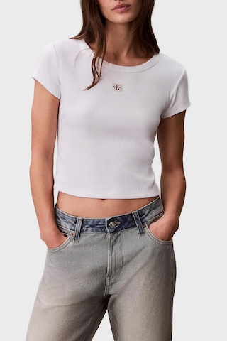 Calvin Klein Bayan T Shirt Lv047c200g Yaa Beyaz BEYAZ