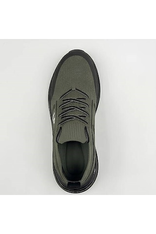 Daytex 1112 Erkek Siyah Triko Knit İthal Taban Sneaker Haki